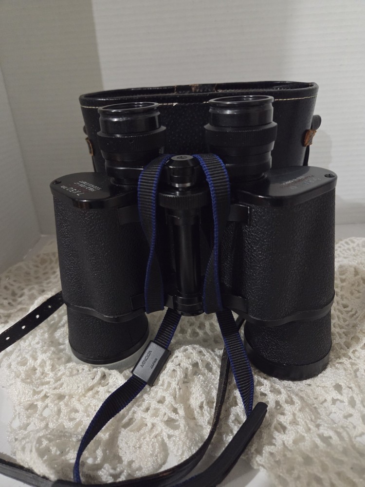 Vintage Stellar binoculars 7 x 50 With Leather Case