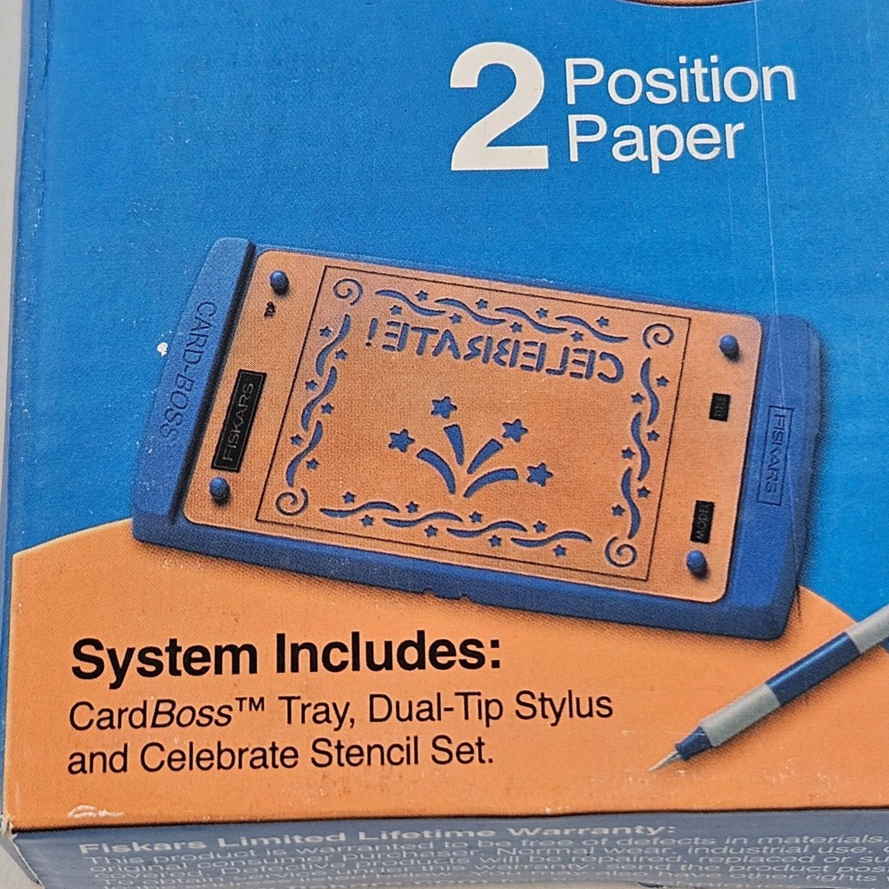 Fiskars Card Boss Ultimate Card Embossing System 5 Additional Stencils Card Maki