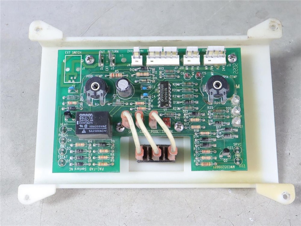 PAC-FAB PENTAIR Control Circuit Board w/ Panel Cover MWC052096R1 Spa Pool Heater