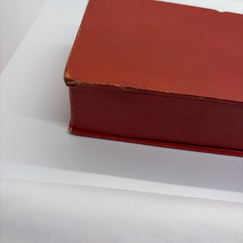 VTG Solid Bronze Servware -Fork & Spoon Hand made In Original Box (11)