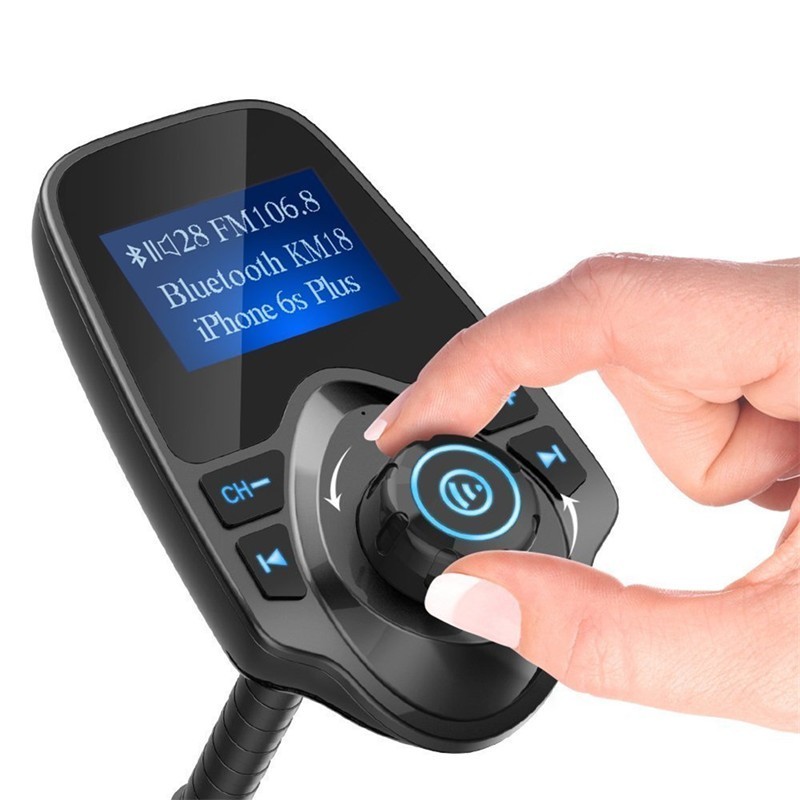 Car Kit MP3 Audio Player Speakers Wireless FM Modulator FM Transmitter Bluetooth