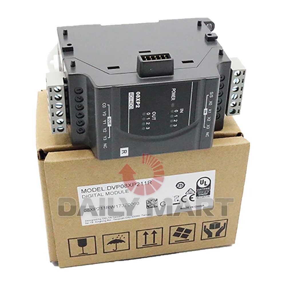 New In Box DELTA DVP08XP211R PLC Module