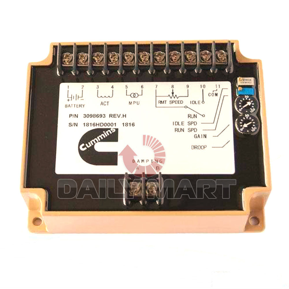 Cummins Generator Speed Controller 3098693 Replacement