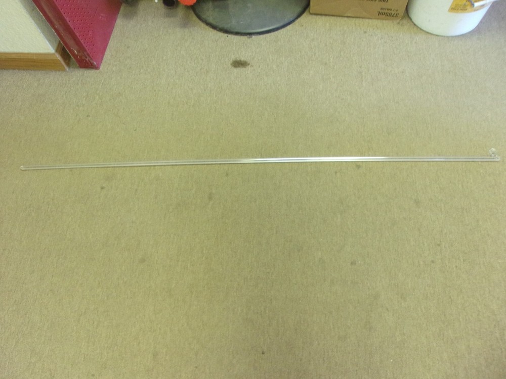 60" Fluted Acrylic Baton With Plastic adapter 54612-00 1/2" Forest Group