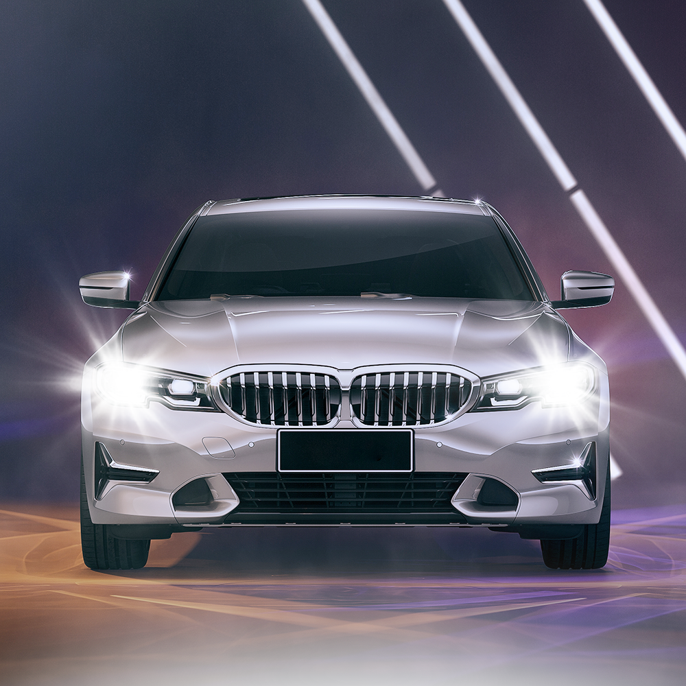 AUXITO H4 9003 LED Headlight Bulbs Hi Low Beam Conversion Kit 6000K White Canbus