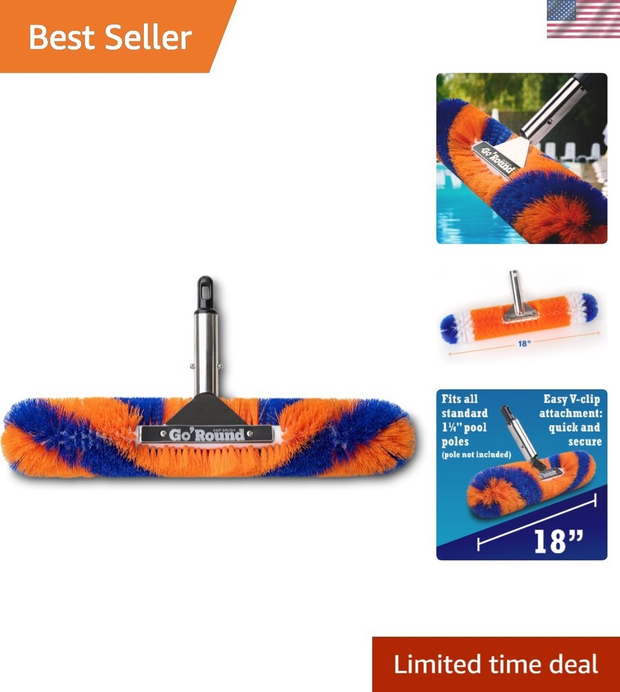 GoRound 360 Pro Pool Brush 18 inches