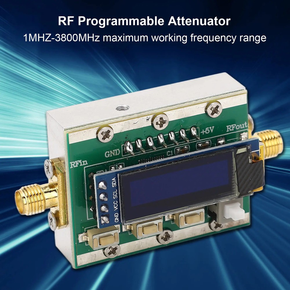 1‑3800MHz Digital RF Programmable Attenuator Module 0‑31dB Adjustable 1dB Step