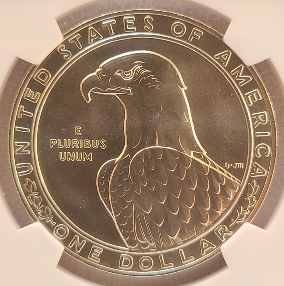 1983 D Olympics commemorative silver dollar NGC MS70