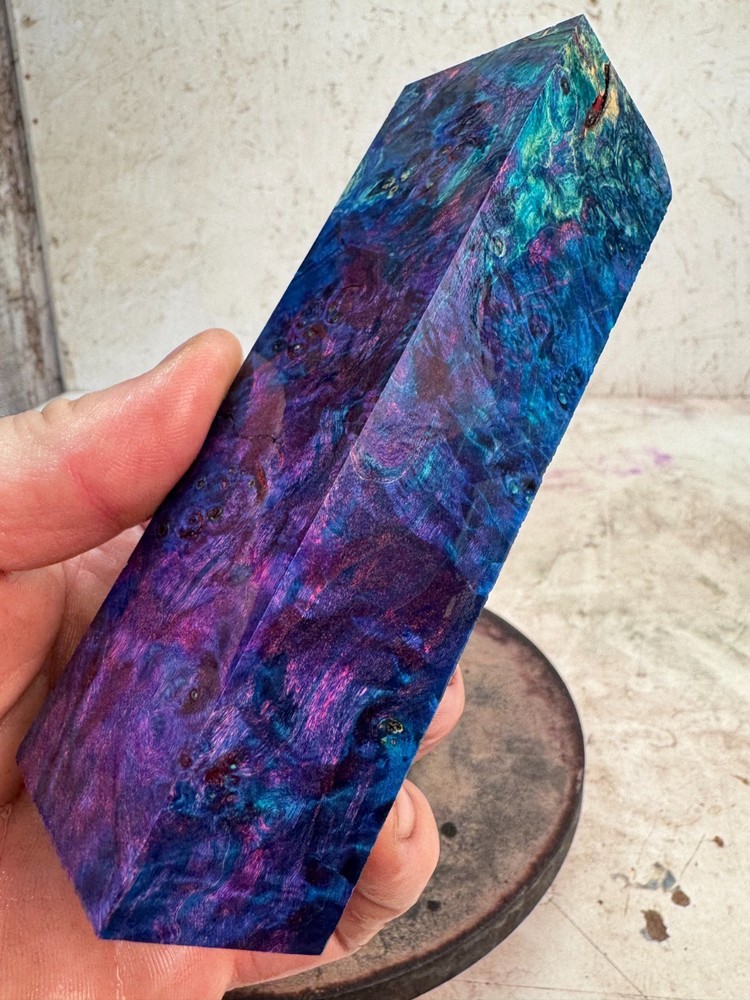Stabilized Box Elder Burl Turning Blank or Knife Blank | SBEB 1245