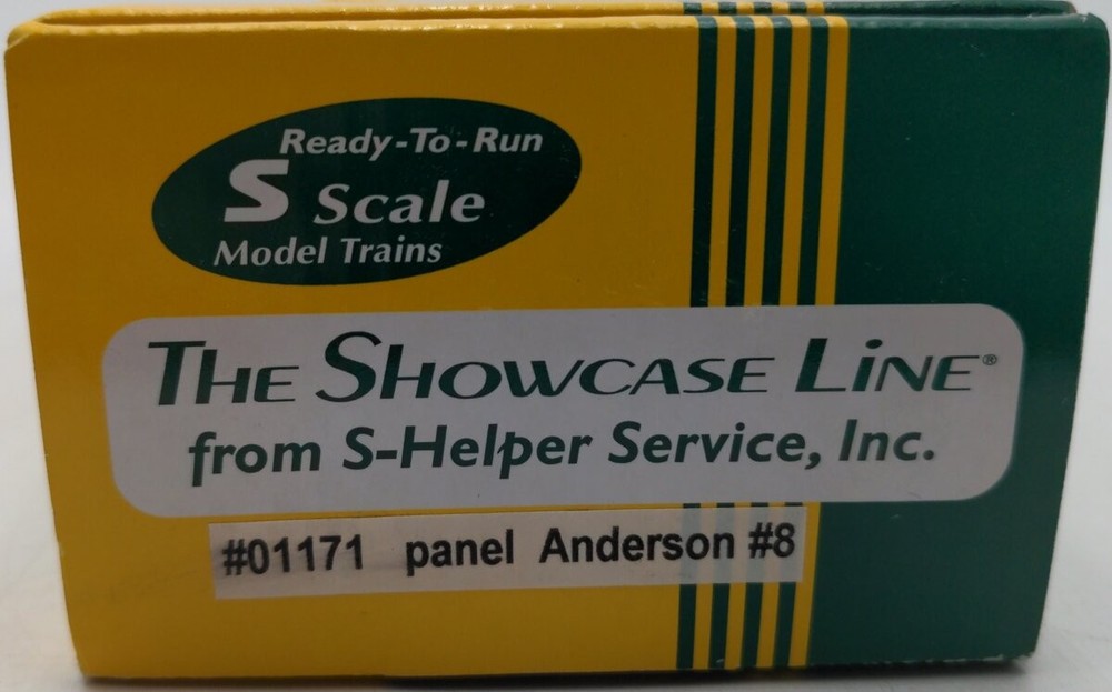 S-Helper 01171 S Scale Panel Anderson #128 EX/Box