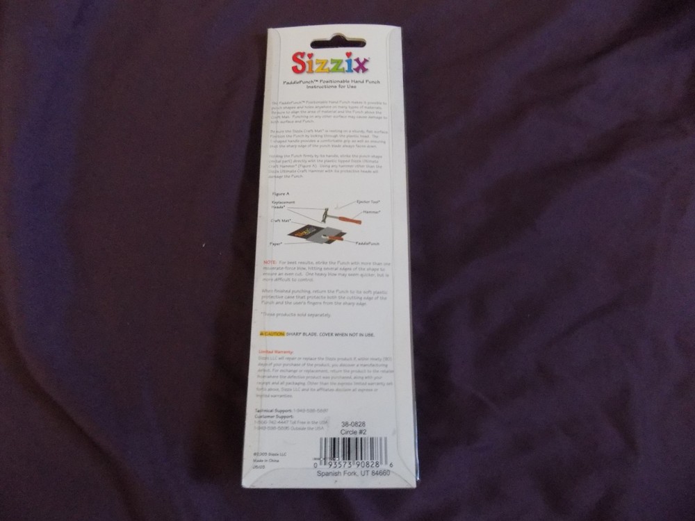 Sizzix Paddle Punch 38-0828 Circle #2