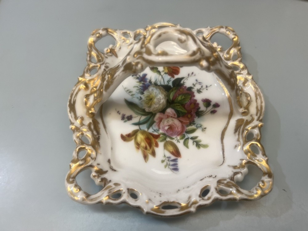 Porcelain Dish With Flowers