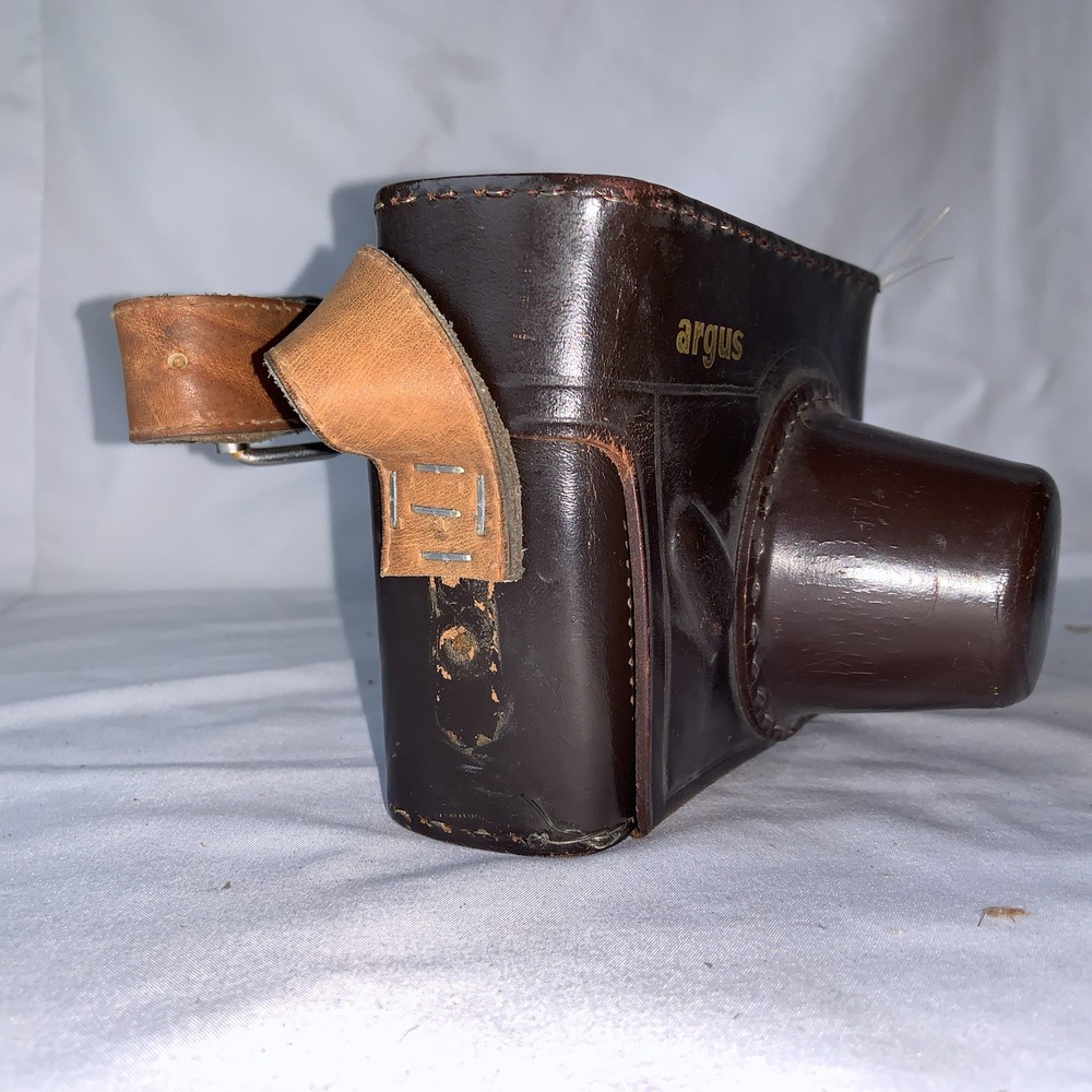 Argus Match-Matic Tan C3 Rangefinder w/ LC3 Meter & Leather Case