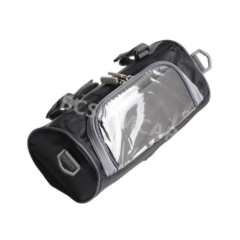 Motorcycle Handlebar Storage Bag Front Fork Pouch Smartphone Pocket Waterproof