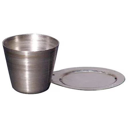 United Ssr030 Crucible, Steel, 30Ml, Lid