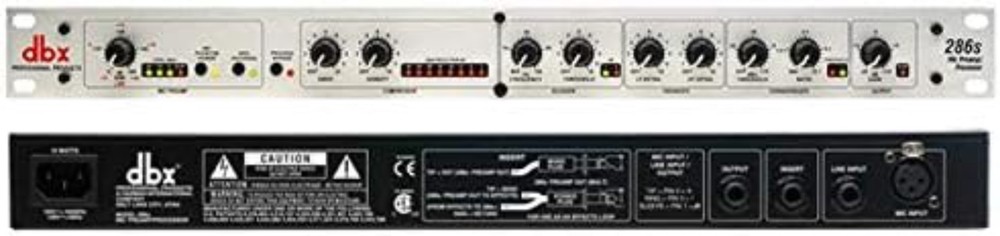 Versatile 286s Channel Strip Processor with Enhancer, Compression & XLR Input