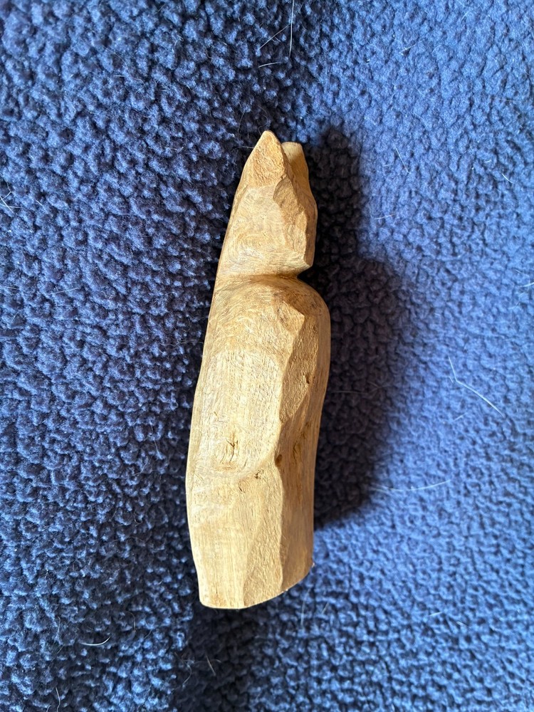 Hard Carved Moon Goddess Statue