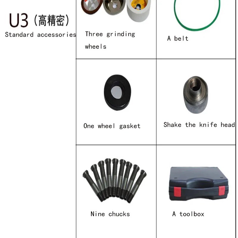 U3 Universal Cutter Grinder 220V/380V Drill Sharpener Sharpening Machine for End