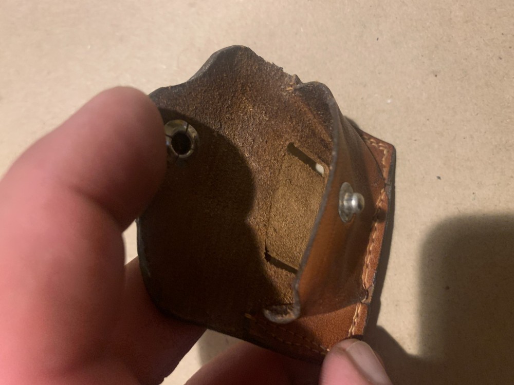 Tiny Leather Pouch for Gun/Camera/Binocular Accessory??