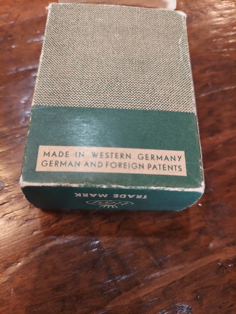 Vintage Witch Needle Threader with instructions Germany