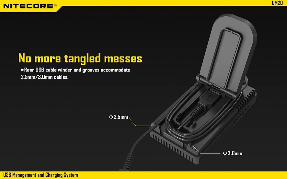 NITECORE UM20 USB powered smart charger