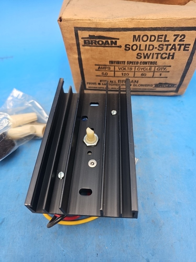 BROAN MODEL 72 SOLID STATE INFINITE SPEED CONTROL SWITCH