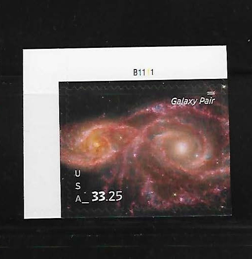 US Galaxy Pair Express Mail Stamp Plated Single Scott #6057