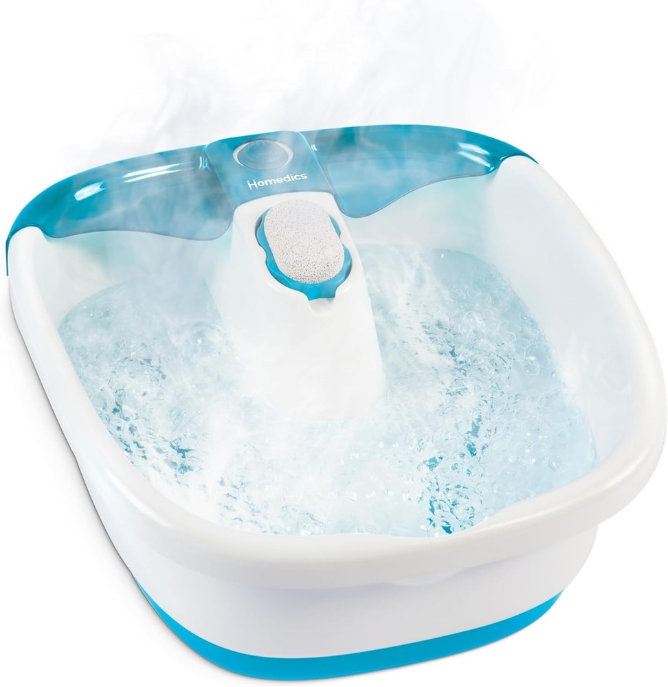 Bubble Mate Foot Spa, Toe Touch Controlled Foot Bath with Invigorating Bubble...