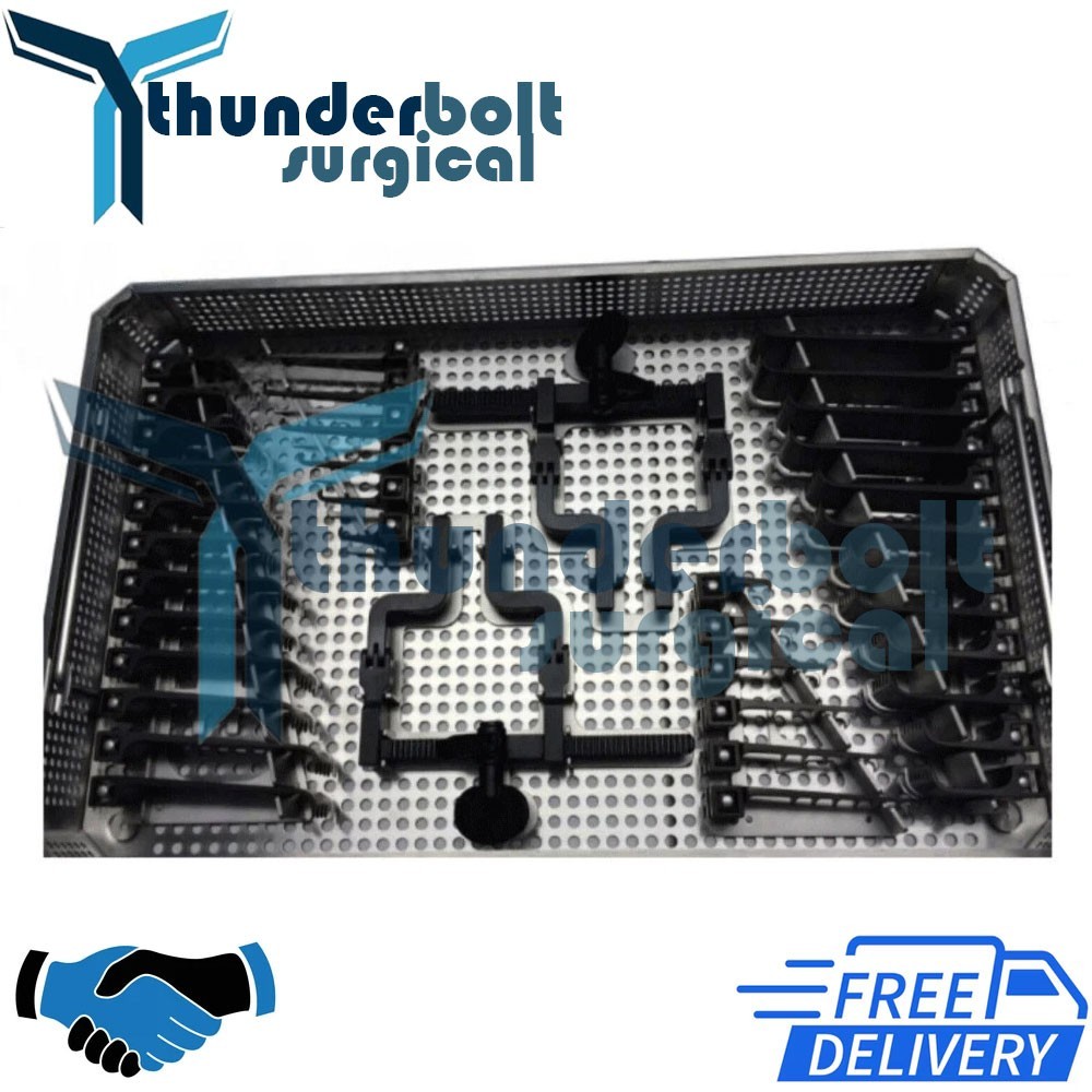 McCulloch Lumbar Retractor Set Surgical Instruments With Sterilization Box