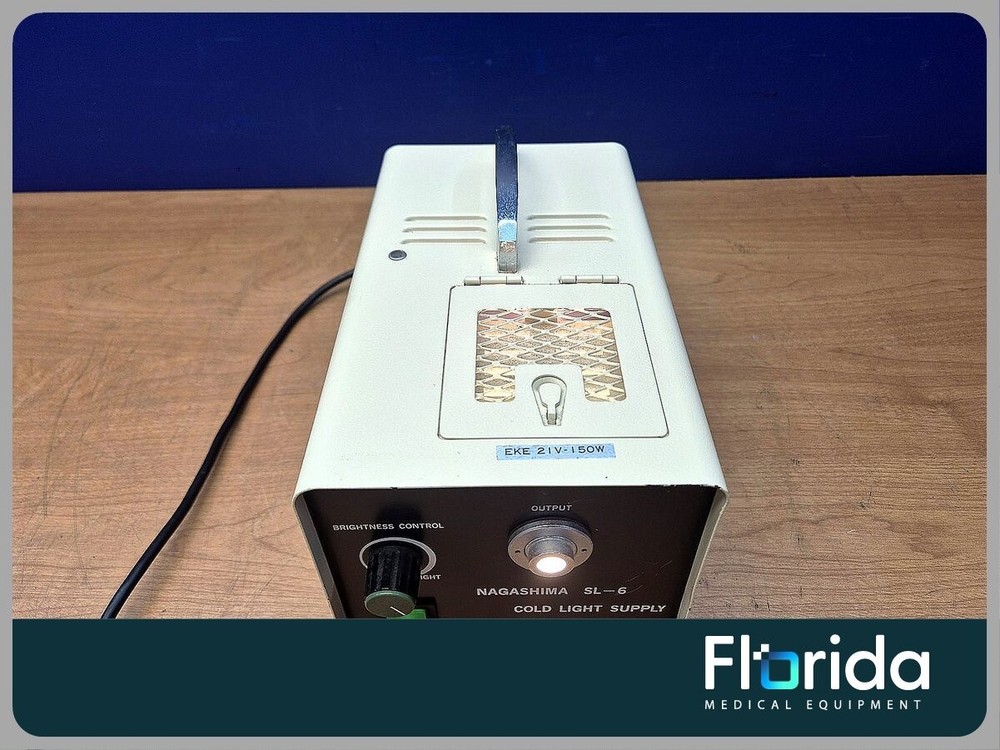 NAGASHIMA SL-6 COLD LIGHT SUPPLY / SL FIBER LIGHT SOURCE GOOD CONDITION