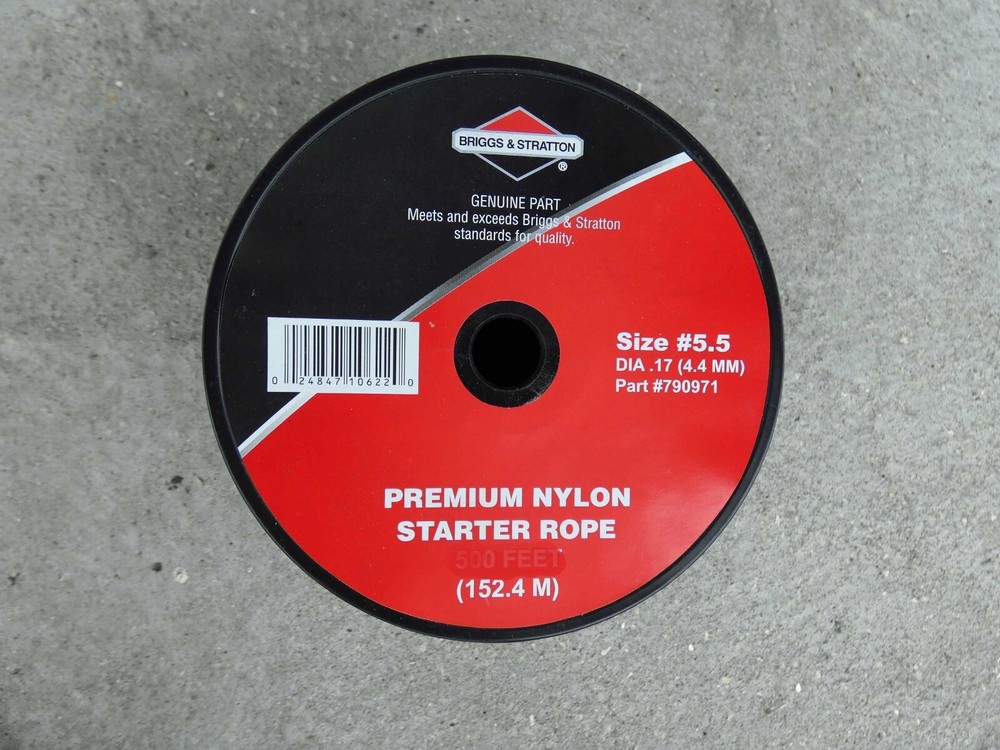10' New Briggs & Stratton #4.5 Starter Rope Pull Cord Chainsaws & Small Engines