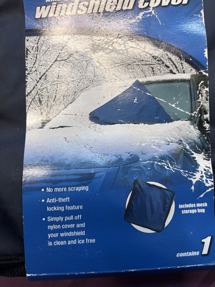 Auto Expressions Winter Warrior Windshield Cover with Mesh Bag New