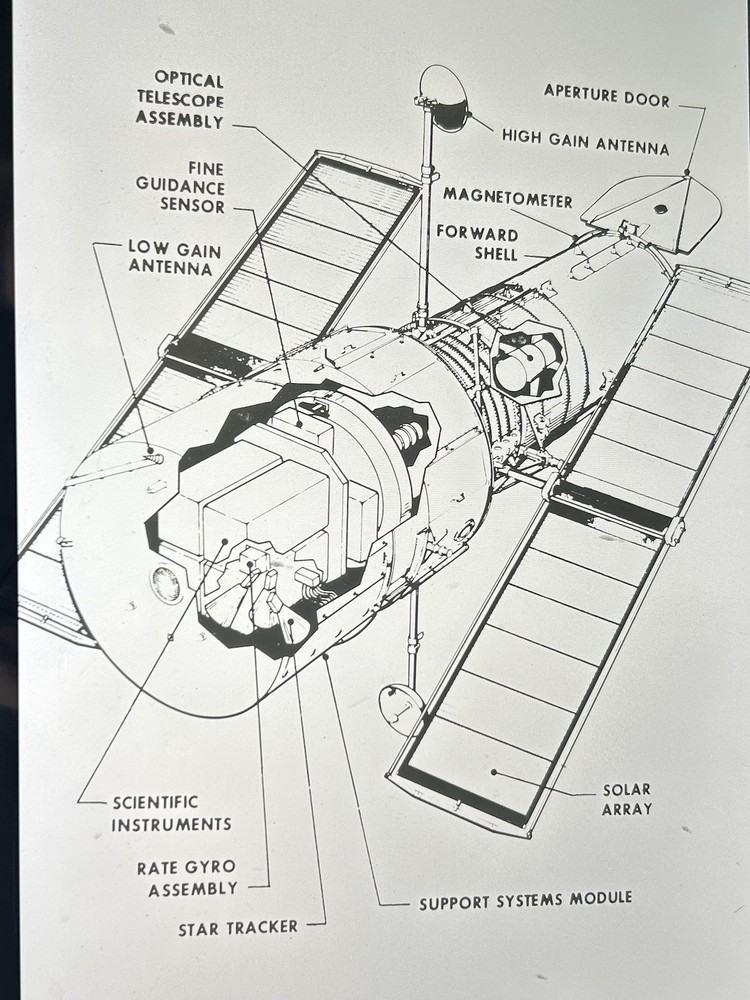 1978 NASA KSC Shuttle Space Telescope Satellite Presentation Transparency-160