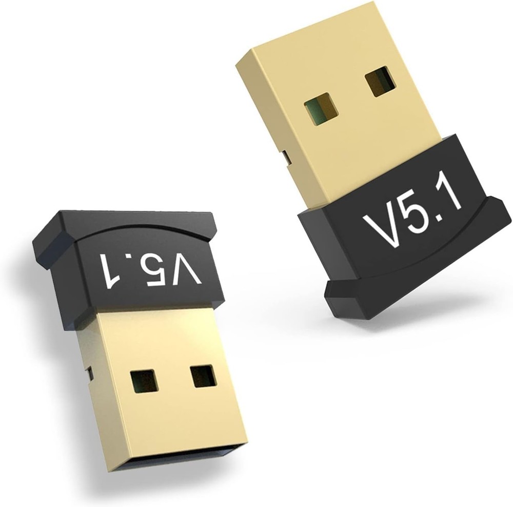 Wireless Bluetooth Receiver 5.1 - 2 USB Adapters for Enhanced Stability & Range