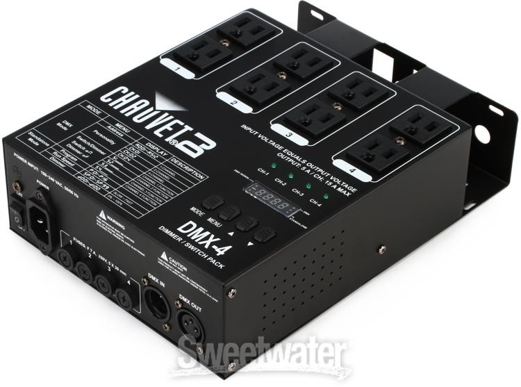 Chauvet DJ DMX-4 4-Ch DMX Dimmer/Switch Pack