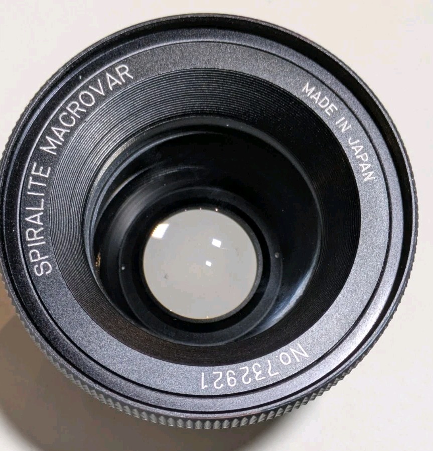 Spiralite Macrovar Special Effects Conversion Lens No. 732921 Made In Japan