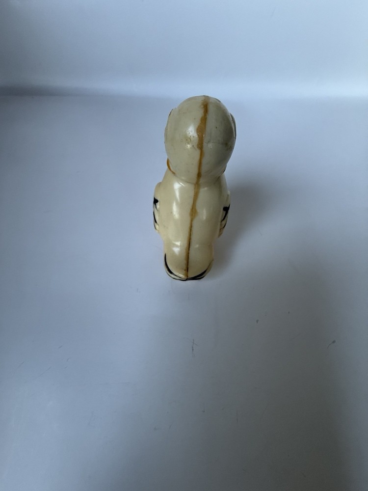 Antique Plastic Self Gravity Walking And Pull Toy Duck 1950's