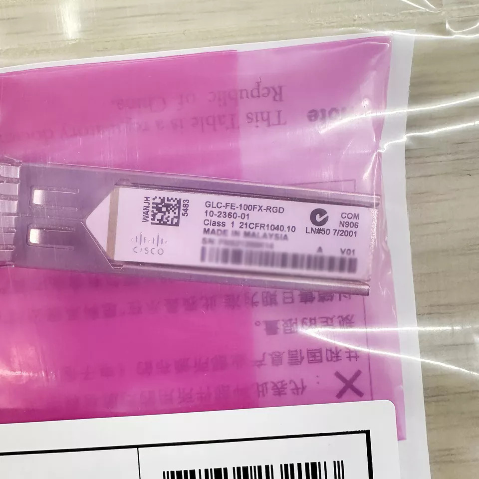 GLC-FE-100FX-RGD New Cisco 100M 1310nm Multimode Optical Transceiver Module