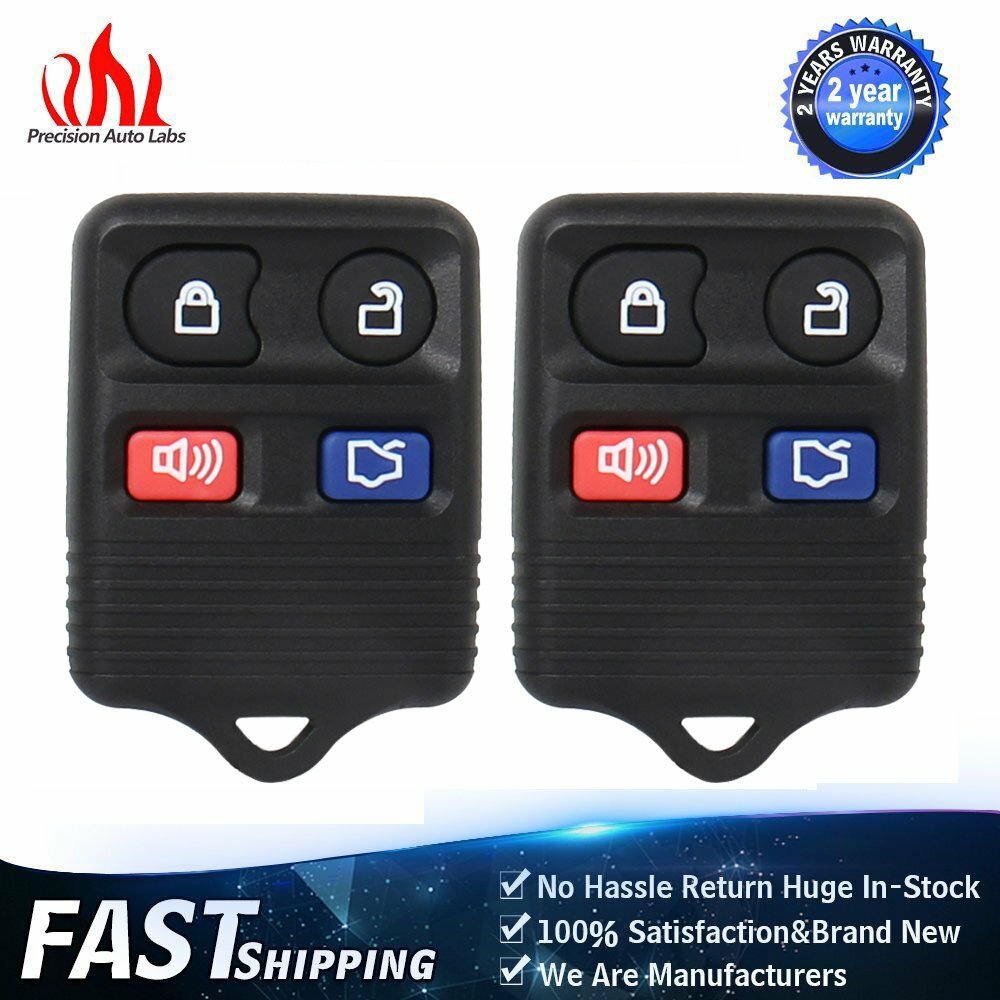 2pcs Keyless Entry Remote Control Car Key Fob Clicker Transmitter Replacement US