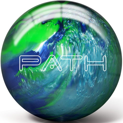 Pyramid Path Blue/Light Blue/Lime Green Bowling Ball