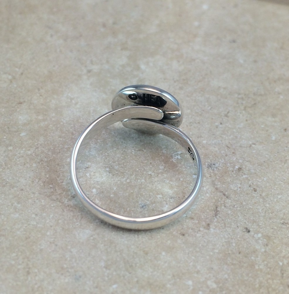 Sterling Silver Ring Blank with 12mm Pad Adjustable 925 Quality Finding HEA