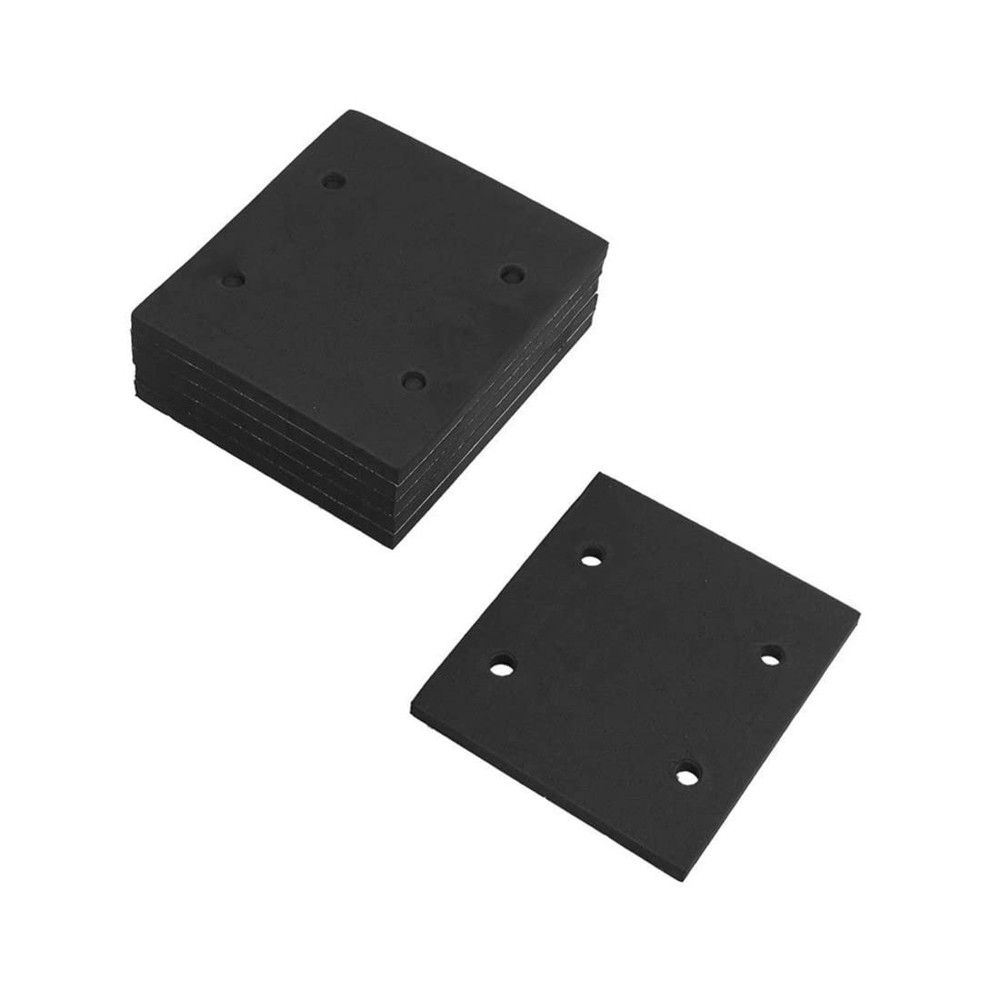 Medium Grit 6-Pack Foam Sander Replacement Pads - Self Adhesive Design