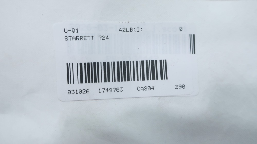 Starrett 724 Micrometer 30-36in
