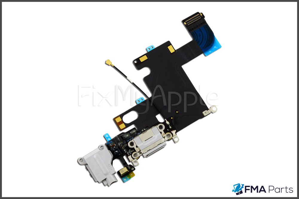 iPhone 6 OEM Dock Connector Port Microphone White Flex Cable Replacement Tools