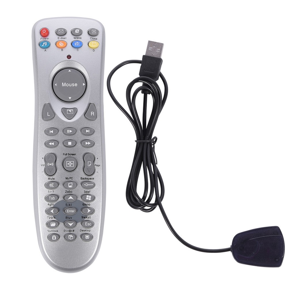 Wireless USB Remote Control PC Laptop Media Center Controller Mouse w/ Receiver