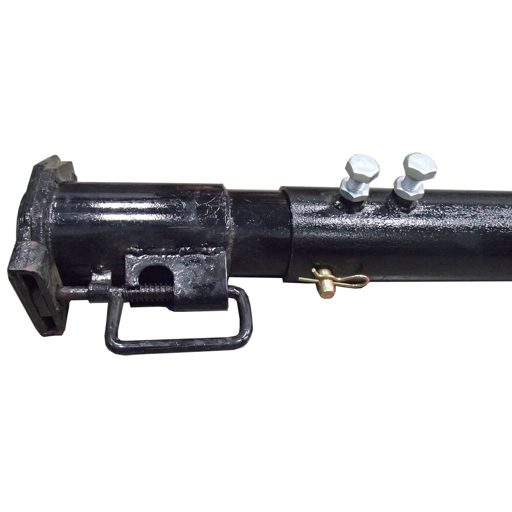 Round RAM Gooseneck Trailer Coupler Adjustable Height 25,000 lbs 2-5/16" Ball