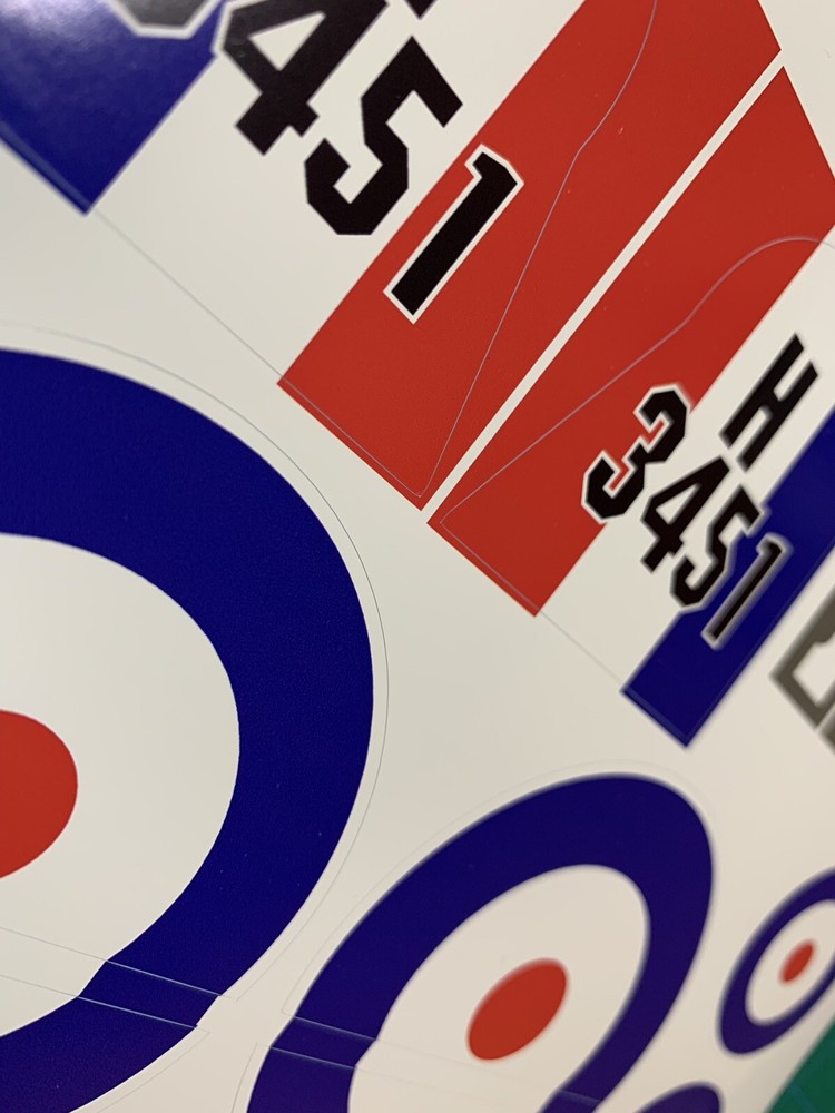 Custom Replacement Stickers for Sopwith Camel 3451