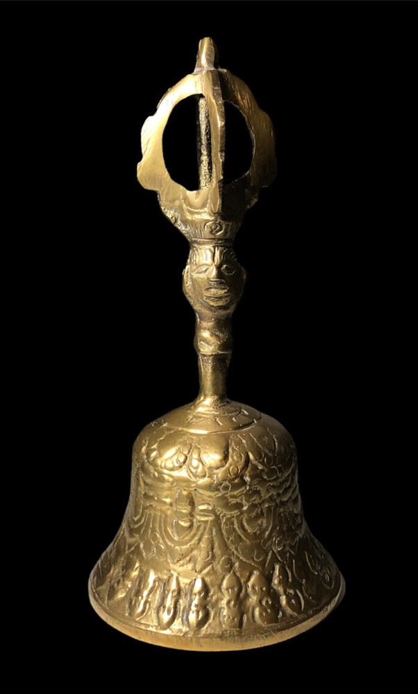 6 inch solid brass cast bell