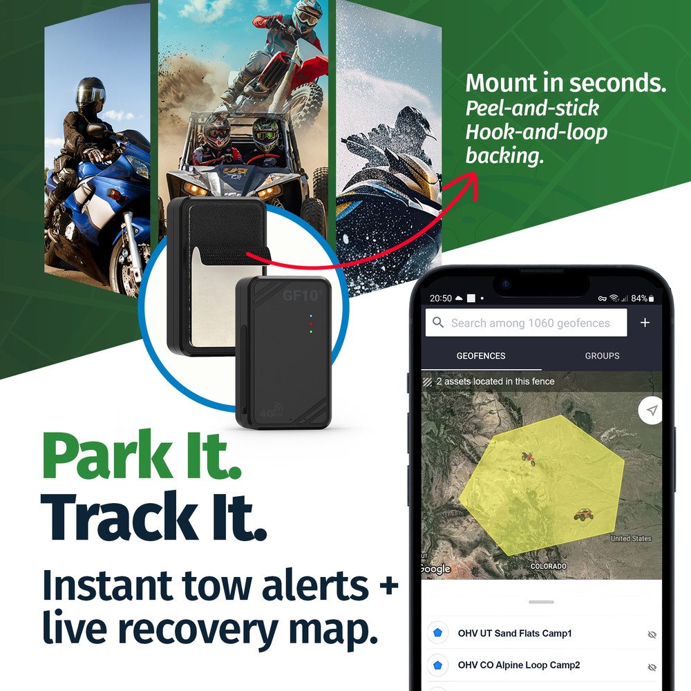 Real Time GPS Tracking Device for ATVs Campers Security Safety