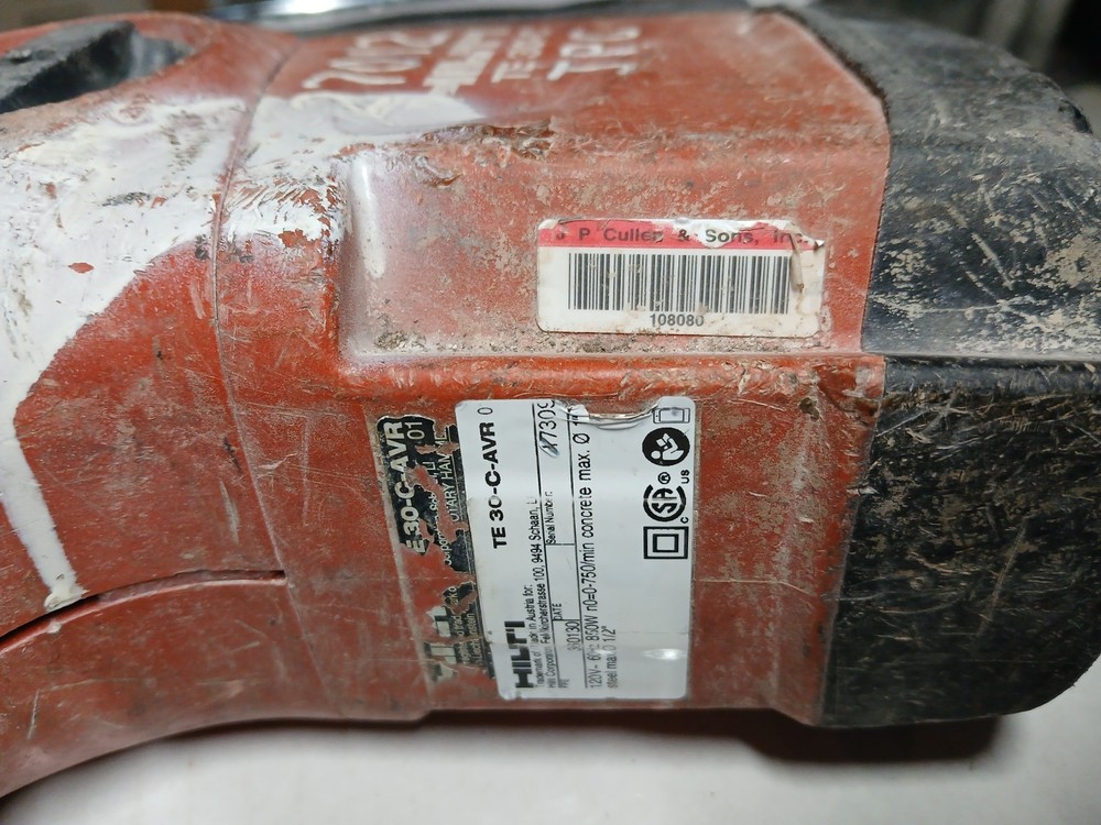 HILTI TE 30-C Rotary Hammer Drill -No Reverse